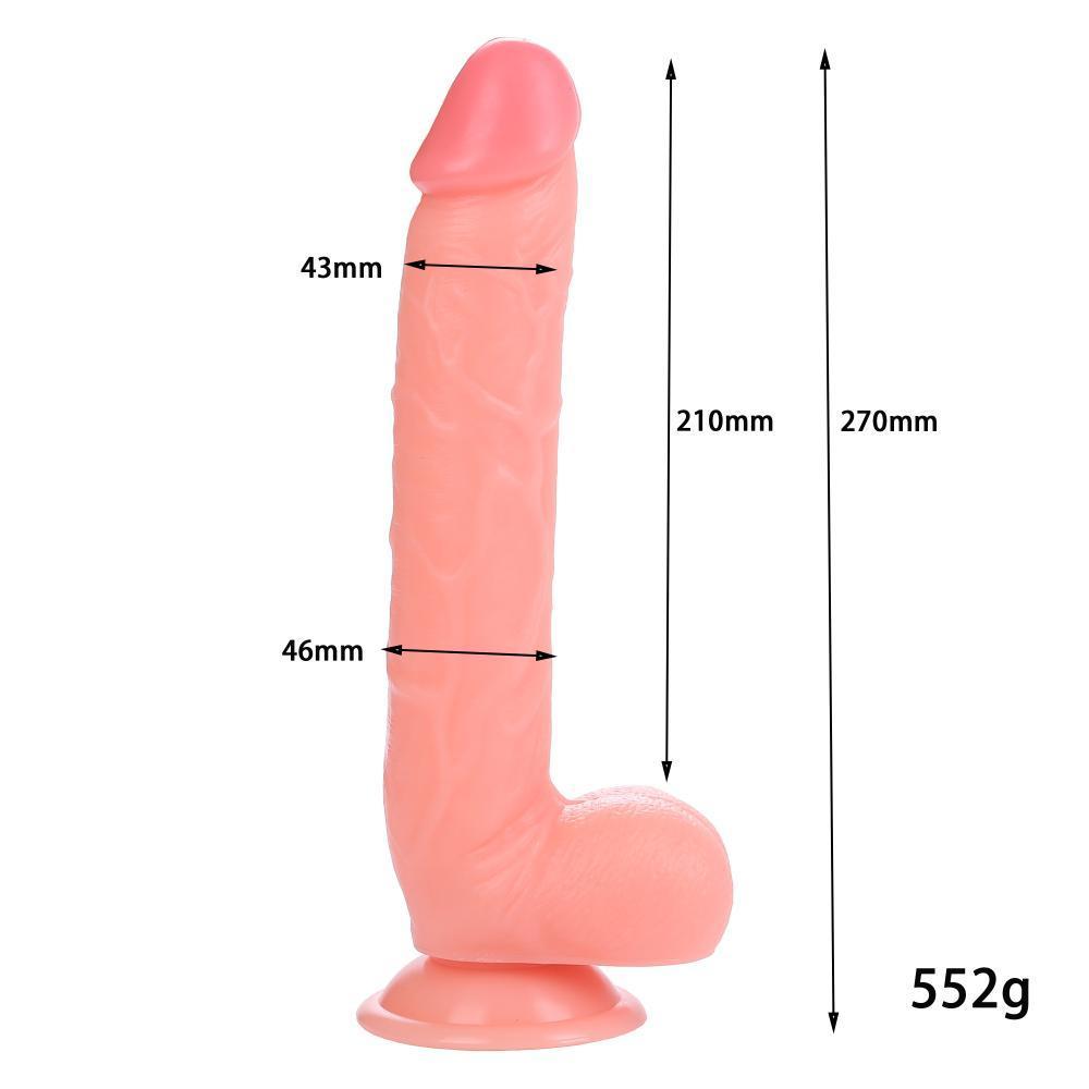 Big Size Dildo Ger Ek I Et Dokusunda B Y K Boy Realistik Penis Cm