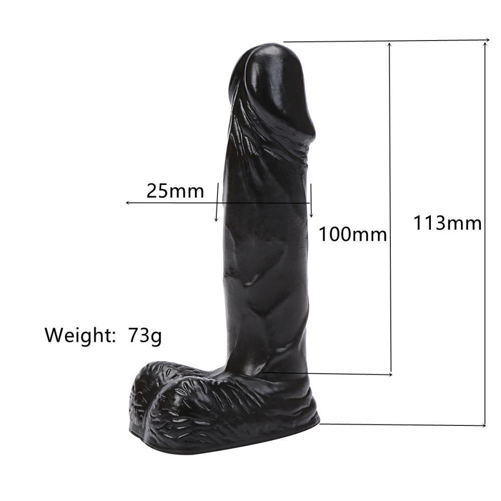 MINI Dildo Gerçekçi Et Dokusunda Realistik Zenci Penis 11 CM Fiyatı ve