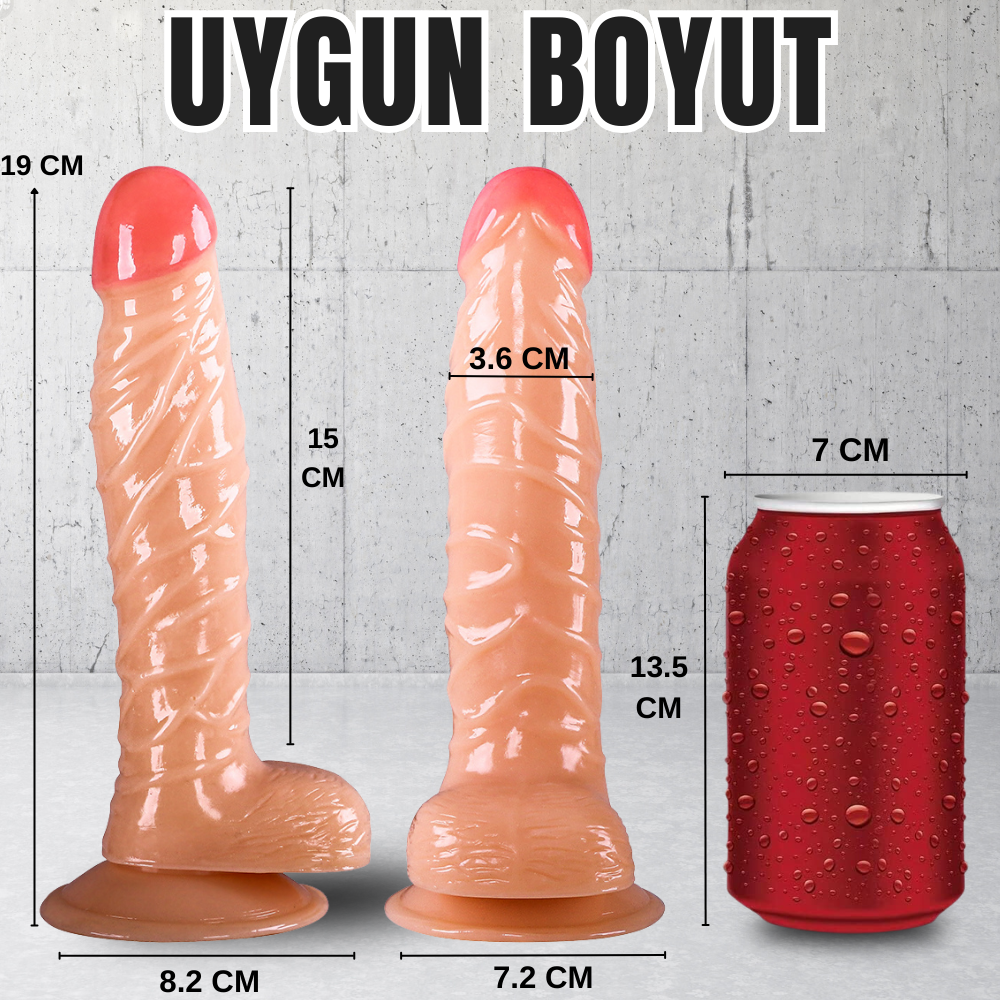 Unique Realistik Dokuda Damarl Dildo Vantuzlu Ger Ek I Yapay Penis