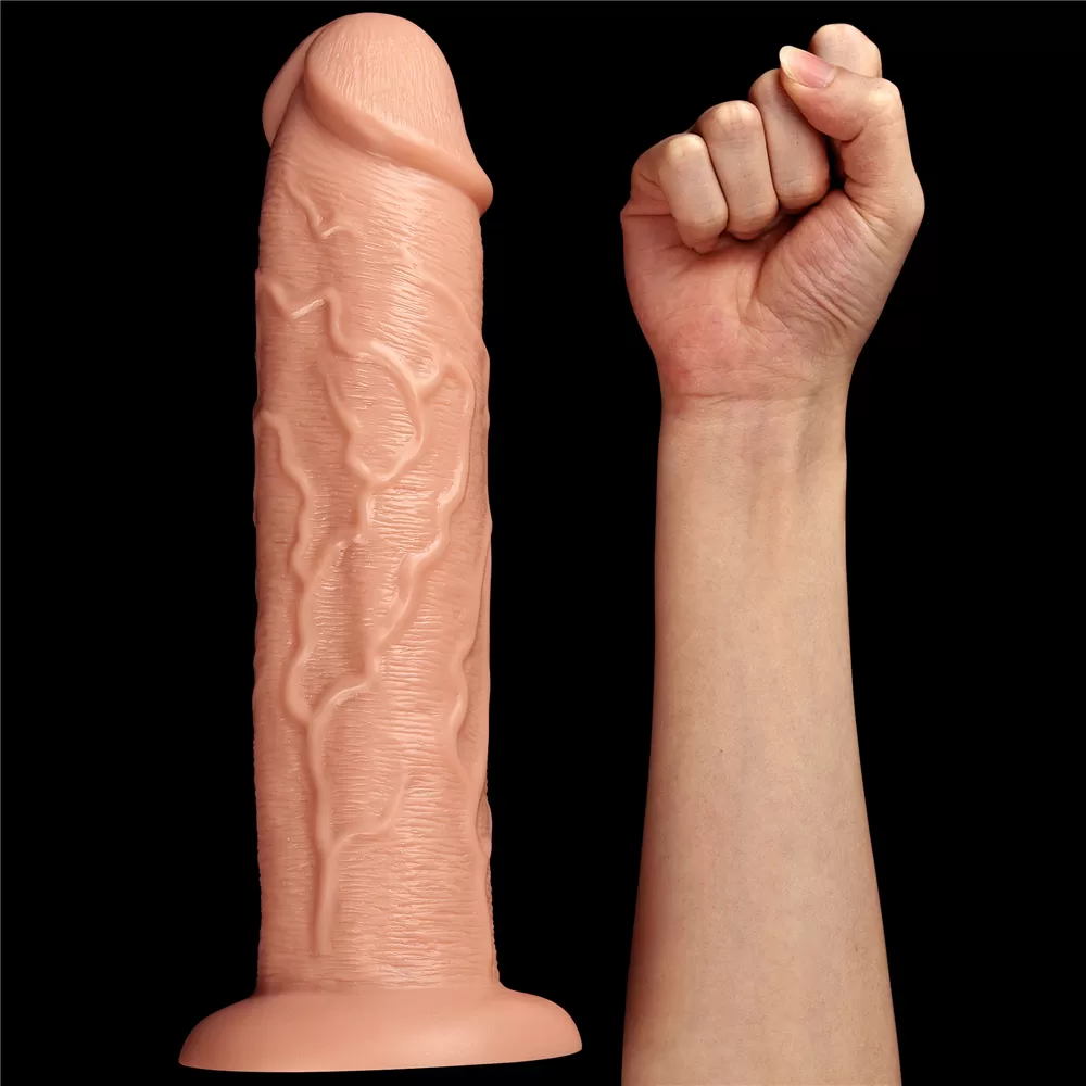 28 CM Gerçekçi Kalın Anal Fisting Dildo Realistic Long Dildo Seks