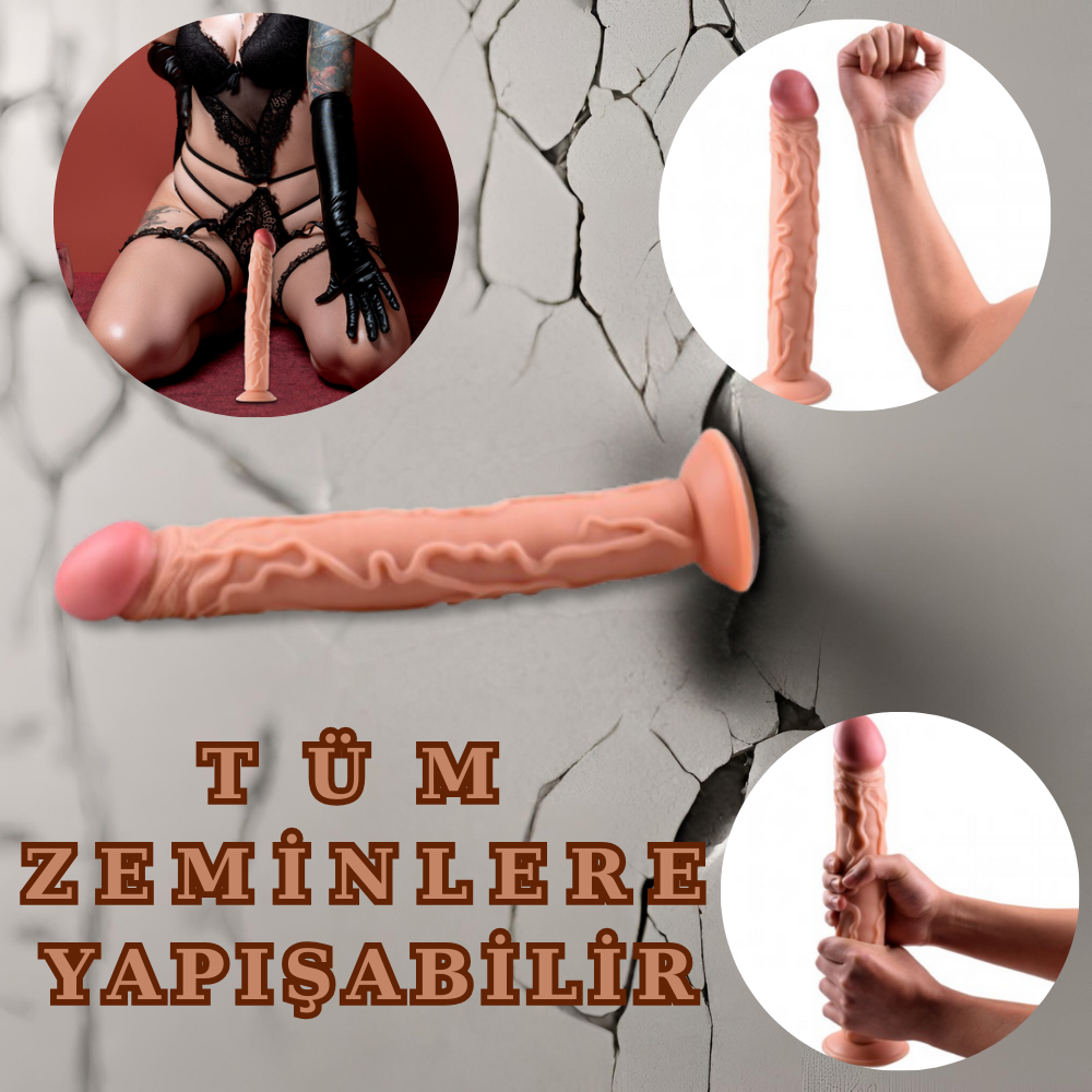 Unique Xl Realistik Dokuda Damarl Dildo Testissiz Nce B Y K Boy