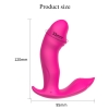 Cute M3 - Şarjlı Uzaktan Kumandalı Akıllı Isıtmalı G-Spot ve Klitoris Uyarıcı Dalga Hareketli Giyilebilir Yapay Penis Vibratör