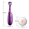 M2 - Şarjlı Uzaktan Kumanda ve Ses Kontrollü G-Spot ve Klitoris Uyarıcı Giyilebilir Vajinal Top