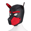 Cosplay Bondage Dog Mask Hood Köpek Maskesi Nefes Alabilir Çıkarılabilir Ağızlık Fetiş Köpek Başlığı