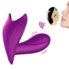 Cute M1 - Şarjlı Uzaktan Kumanda ve Ses Kontrollü Akıllı Isıtmalı G-Spot ve Klitoris Uyarıcı Giyilebilir Vibratör