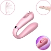 Manyetik Şarjlı Bükülebilir G Spot ve Klitoris Uyarıcı 3 in 1 Dil Vibratör