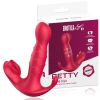 PRIME TOYS Betty Şarjlı Kayma ve Dalga Hareketli 3 in 1 Anal Vajina Klitoris Uyarıcı Vibratör