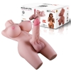 PTM Dylan - Anal Vajinal Girişli 19 CM Yapay Penis Trans Realistik Manken Yarım Vücut Dildo